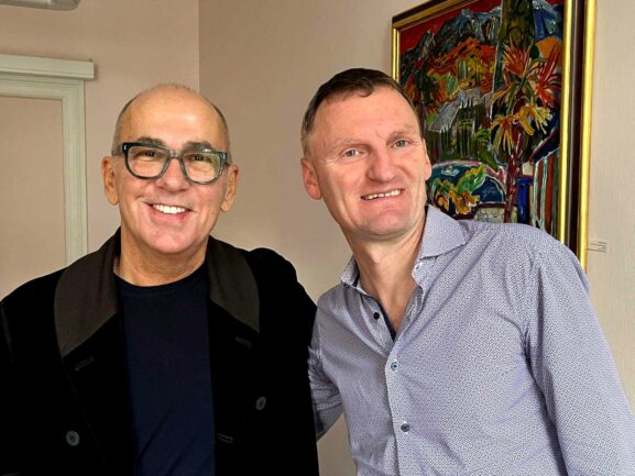Joachim Post mit Regisseur Ferzan Özpetek